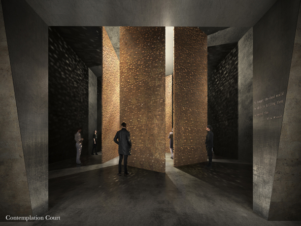 �Contemplation Court�, Gewinnerentwurf von Adjaye Associates