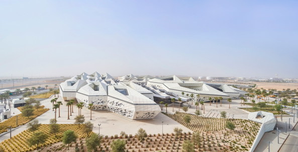 Hufton+Crow, Zaha Hadid Architects, KAPSARC, Patrik Schumacher, Riad, Forschungszentrum, Wste, desert, Saudi-Arabien, Fertigestellung, Architektur