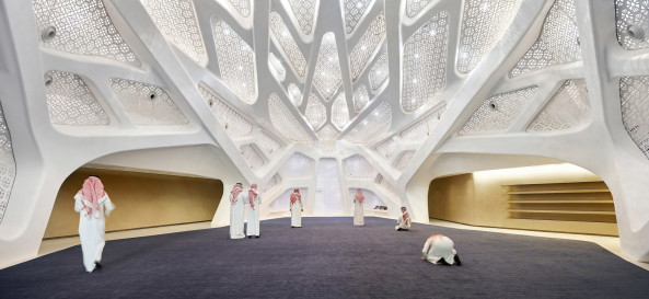 Hufton+Crow, Zaha Hadid Architects, KAPSARC, Patrik Schumacher, Riad, Forschungszentrum, Wste, desert, Saudi-Arabien, Fertigestellung, Architektur