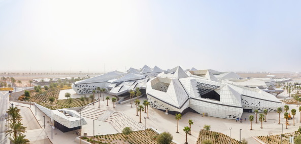 Hufton+Crow, Zaha Hadid Architects, KAPSARC, Patrik Schumacher, Riad, Forschungszentrum, Wste, desert, Saudi-Arabien, Fertigestellung, Architektur