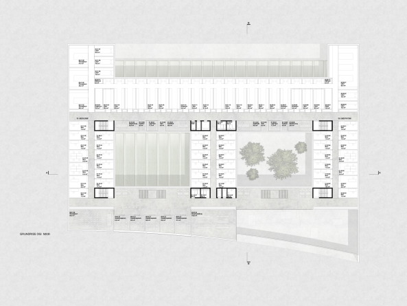 1. Preis: Ulrich Renger, M�nchen, Grundriss OG