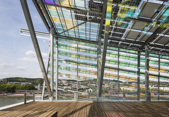 Baunetz, Architektur, Jaques Ferrier, Rouen, Headquarters of Mtropole Rouen, Brogebude, Claude Monet, Rouen Cathedral