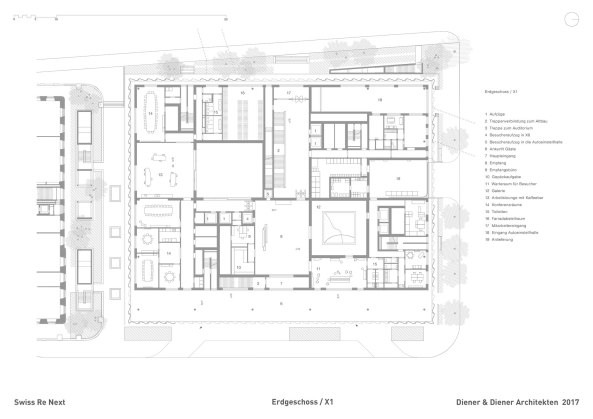 Swiss Re von Diener & Diener am Zrichsee