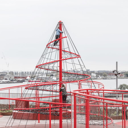 JAJA, Spielplatz, Parkhaus, playground, rooftop, Nordhavn, Kopenhagen