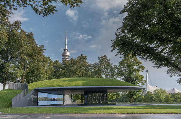 Gedenkst�tte, Olympia, Attentat, Bayern, M�nchen, Lindenh�gel, Br�ckner&Br�ckner, Park, Haube, Israel