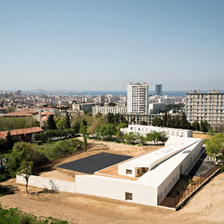 Jugendvollzugsanstalt, Haftanstalt, Gefngnis, COMBAS Architectes, Naturstein, Knast, prison, correctional facility,