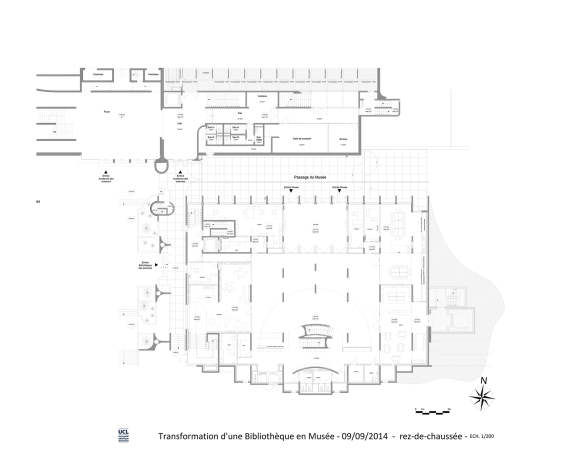L-Museum, Universit Catholique de Louvain, Universittsmuseum, Andr Jacqmain, Umbau, Umnutzung