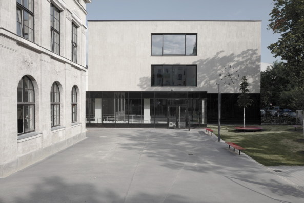 Preisgekrnter Schulneubau von W&V Architekten in Leipzig