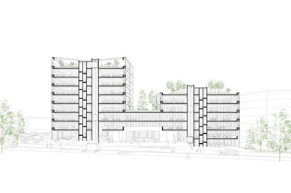 Atelier Kempe Thill, Paris, Peripherique Glas, Hlle, Lrmdmmung