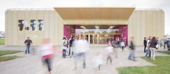 Olemps, Salle 7-77, Coco architecture, Gemeindezentrum, Kulturzentrum, Edouard DECAM, Claudia Staubmann, Cadric Ramiere