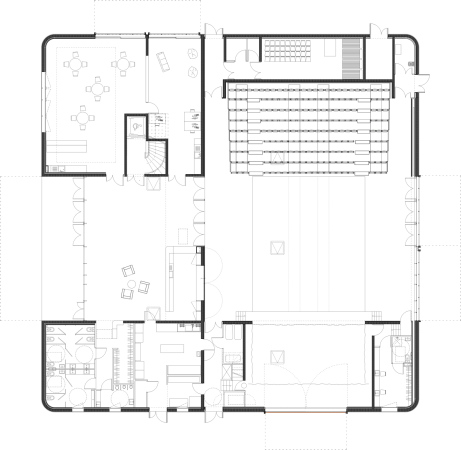 Olemps, Salle 7-77, Coco architecture, Gemeindezentrum, Kulturzentrum, Edouard DECAM, Claudia Staubmann, Cadric Ramiere
