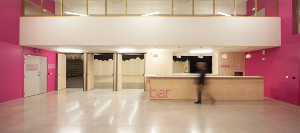 Olemps, Salle 7-77, Coco architecture, Gemeindezentrum, Kulturzentrum, Edouard DECAM, Claudia Staubmann, Cadric Ramiere