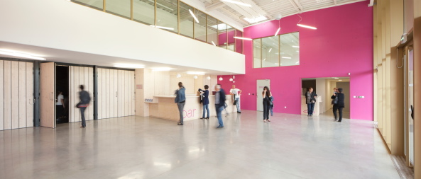 Olemps, Salle 7-77, Coco architecture, Gemeindezentrum, Kulturzentrum, Edouard DECAM, Claudia Staubmann, Cadric Ramiere