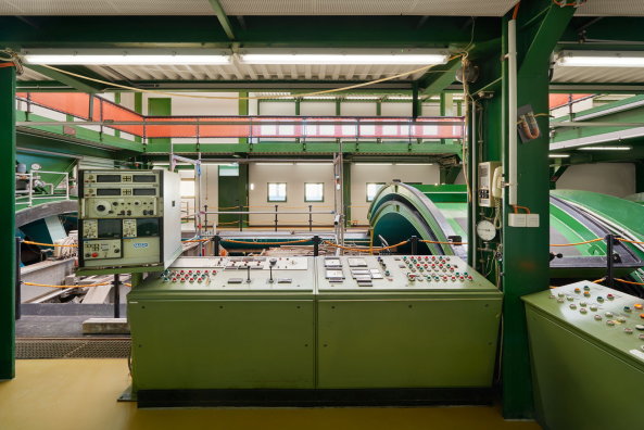 Umlauftank, Ludwig Leo, Christian Bo�s, HG Merz, adb, Ewerien, Obermann, Sanierung, Denkmal, W�stenrot Stiftung, Renovation, cavitation tank, Philipp Loh�fener