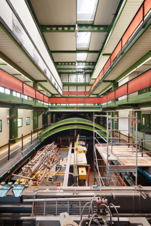 Umlauftank, Ludwig Leo, Christian Bo�s, HG Merz, adb, Ewerien, Obermann, Sanierung, Denkmal, W�stenrot Stiftung, Renovation, cavitation tank, Philipp Loh�fener