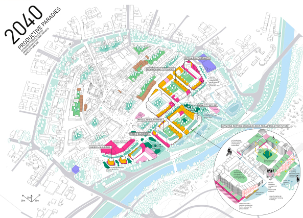 Europan 14, E14, Produktive Stadt, productive City, Deutschland, Germany, 2017, Gewinner, Europa, EU, Stdtebau, Urban Design, Aschaffenburr, Mnchen, Neu-Ulm, Zwickau, Taufkirchen, Hamburg, Warschau, Polen, Schweiz, Kriens