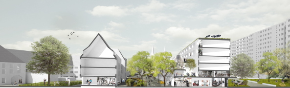 Europan 14, E14, Produktive Stadt, productive City, Deutschland, Germany, 2017, Gewinner, Europa, EU, Stdtebau, Urban Design, Aschaffenburr, Mnchen, Neu-Ulm, Zwickau, Taufkirchen, Hamburg, Warschau, Polen, Schweiz, Kriens