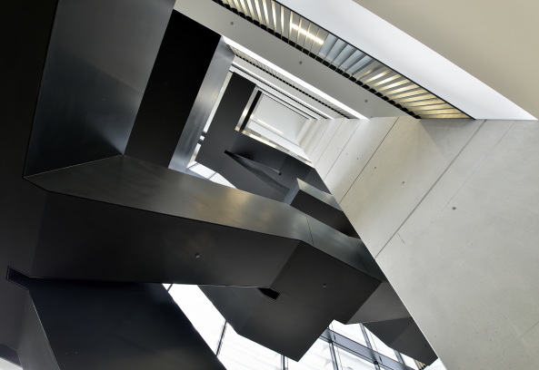 Universittsgebude, HPL-Fassade, Fakulttsneubau, sop Architekten