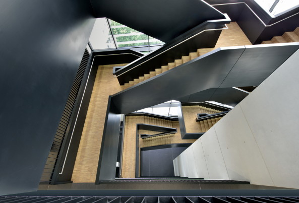 Universittsgebude, HPL-Fassade, Fakulttsneubau, sop Architekten