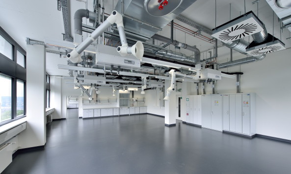 Universittsgebude, HPL-Fassade, Fakulttsneubau, sop Architekten