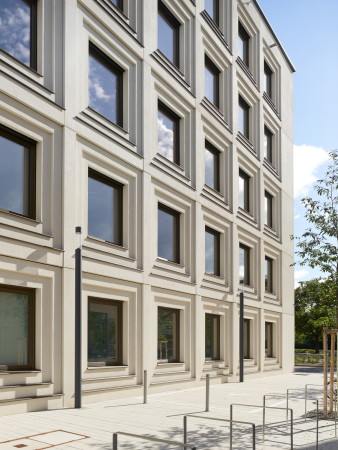 Universitt, Campus, B6, A5, Bro, offices, education, Roland Halbe, Markus Guhl, Lochfassade, Raster