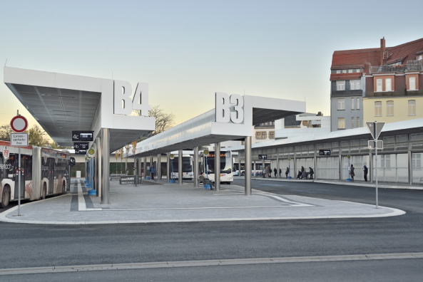Eisenach, ZOB, Busbahnhof, Osterwold Schmidt