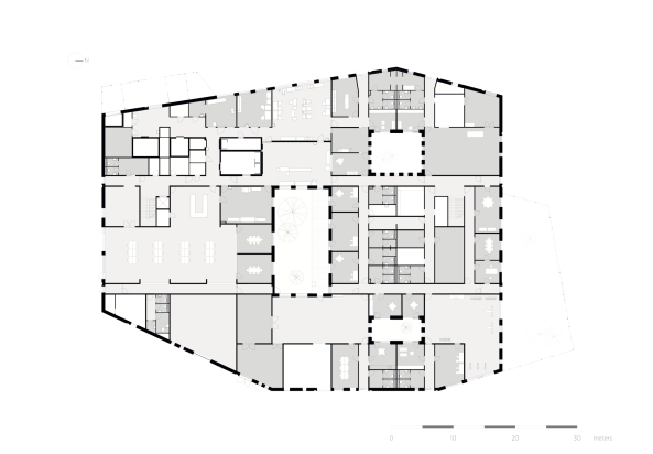 Workshop-Flgel, Erdgeschoss
