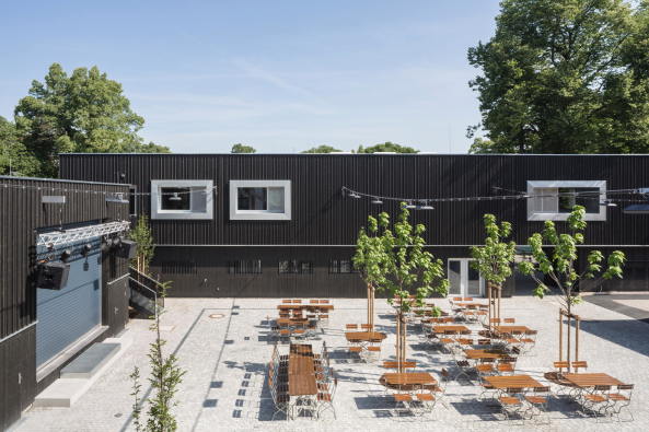 Holzfassade, Markus Gentner Architekten; Roland Bachmann Architekten und Stadtplaner, Jugendzentrum