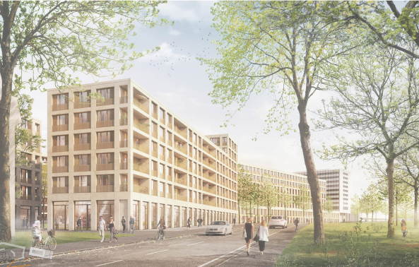 Wrzburg, Stdtebau, Blockrand, Wettbewerb, Quartier, Beethovengruppe, Bayern, Stadtteil