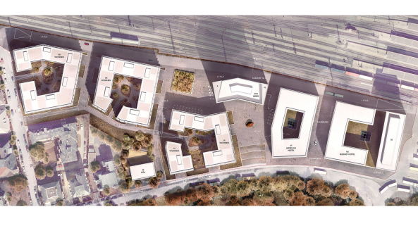 Wrzburg, Stdtebau, Blockrand, Wettbewerb, Quartier, Beethovengruppe, Bayern, Stadtteil