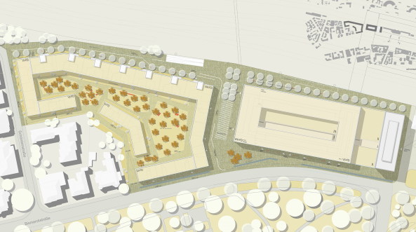 Wrzburg, Stdtebau, Blockrand, Wettbewerb, Quartier, Beethovengruppe, Bayern, Stadtteil