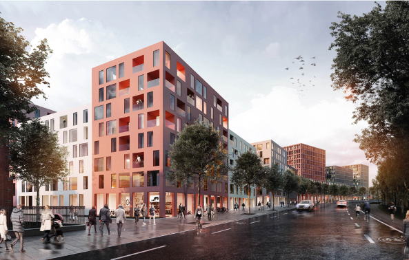 Wrzburg, Stdtebau, Blockrand, Wettbewerb, Quartier, Beethovengruppe, Bayern, Stadtteil