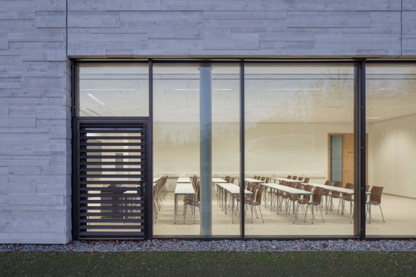 Neubau, Institut, Beton, Bildung, Hrsaal, Erweiterung, Foyer