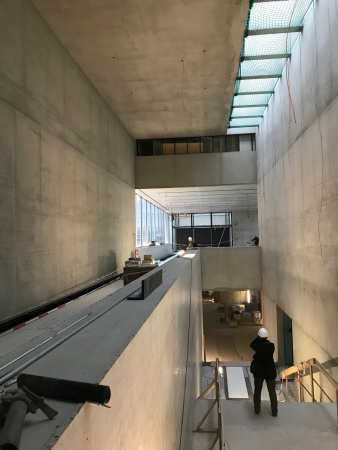 Berlin, Museumsinsel, David Chipperfield Architects, James-Simon-Galerie, Beton, Baustelle, Unesco-Weltkulturerbe