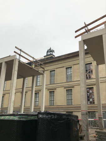 Berlin, Museumsinsel, David Chipperfield Architects, James-Simon-Galerie, Beton, Baustelle, Unesco-Weltkulturerbe