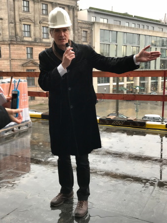 Berlin, Museumsinsel, David Chipperfield Architects, James-Simon-Galerie, Beton, Baustelle, Unesco-Weltkulturerbe