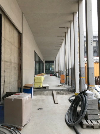 Berlin, Museumsinsel, David Chipperfield Architects, James-Simon-Galerie, Beton, Baustelle, Unesco-Weltkulturerbe