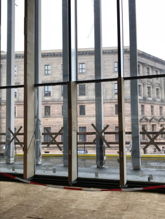 Berlin, Museumsinsel, David Chipperfield Architects, James-Simon-Galerie, Beton, Baustelle, Unesco-Weltkulturerbe