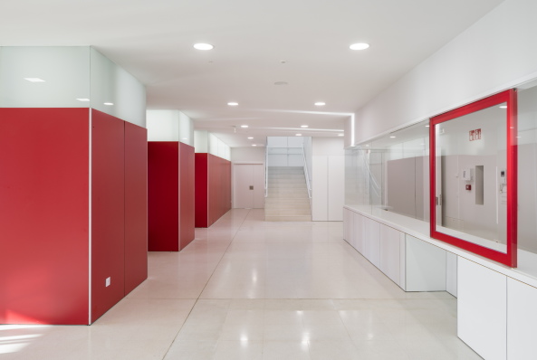 Schule, Fassade, Spiegel, Hof, Erdgeschoss, Neubau