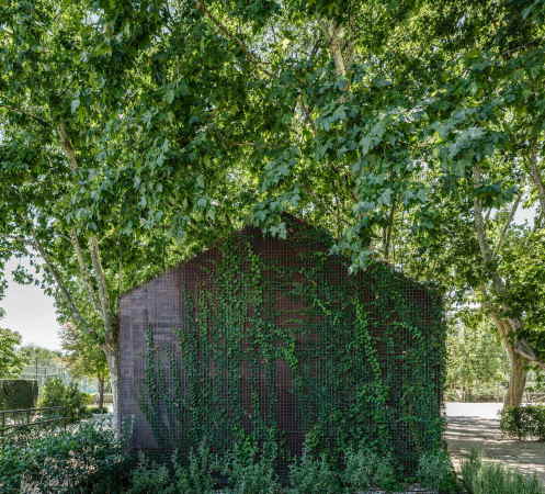 Pavillon, Beta.0, Bro, Minimalarchitektur, Landschaft, Module