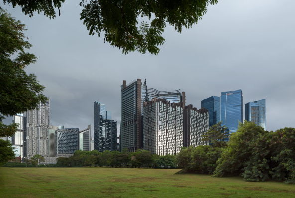 ingenhoven, Marina One, Singapur, urbane Oase