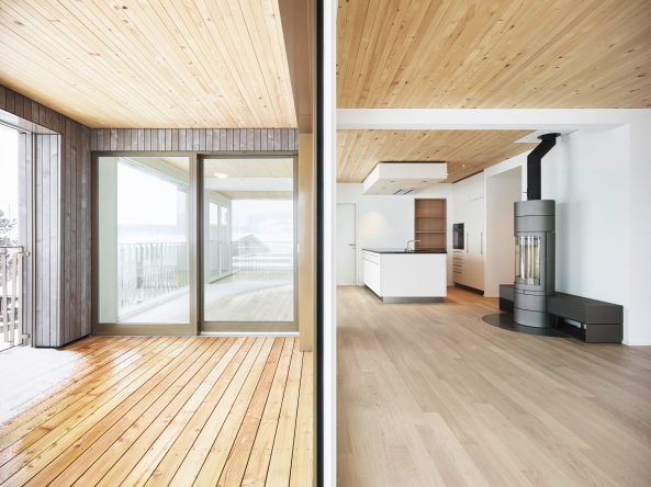 Holzbauweise, Wetzikon, Schweiz, idA Architekten, Wohnen, Mehrfamilienhaus, offenliegendes Treppenhaus