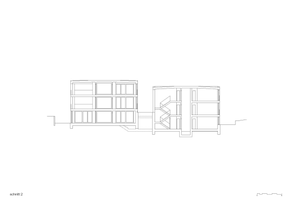 Holzbauweise, Wetzikon, Schweiz, idA Architekten, Wohnen, Mehrfamilienhaus, offenliegendes Treppenhaus