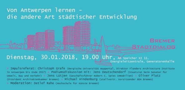 Bremen, Antwerpen, Stadtentwicklung, Christoph Grafe, Impuls, Kultur