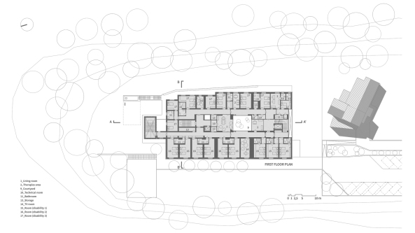 Psychatriezentrum, Klinikgebude, LDA_iMdA, Casa Verde