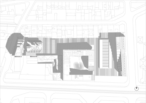 Henri Sauvage, ECDM, Paris, Busbahnhof, Wohnen, Origami, Krippe, terrassiert