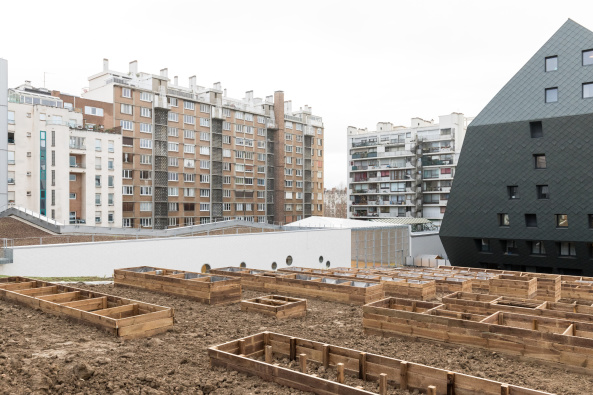 Henri Sauvage, ECDM, Paris, Busbahnhof, Wohnen, Origami, Krippe, terrassiert