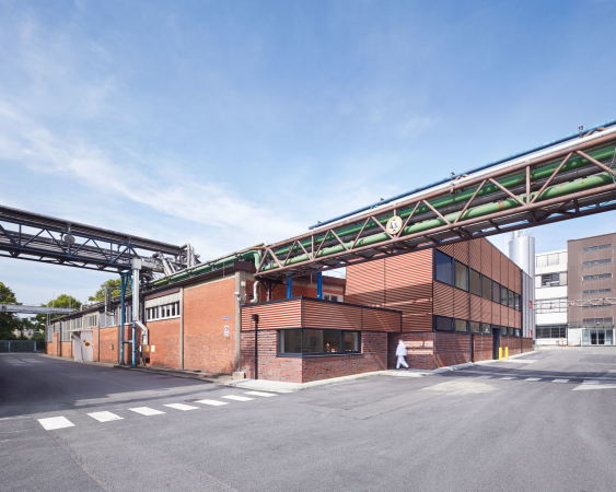Hamburg, Produktionsgebäude, Nestlé, aib, Duisburg, 2017, Germany, production building, brick, Backstein
