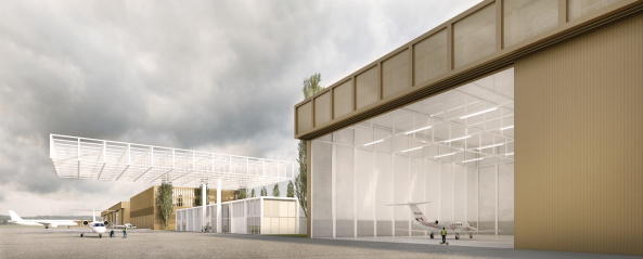 Schweiz, Dbendorf, Flughafen, Wettbewerb, Meier Hug