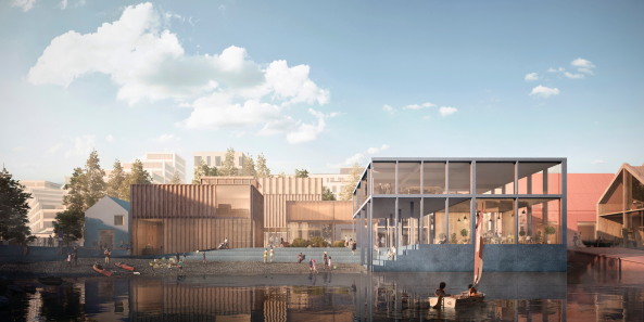 Haptic Architects, Aquarium, Oslo, Norwegen, Fische